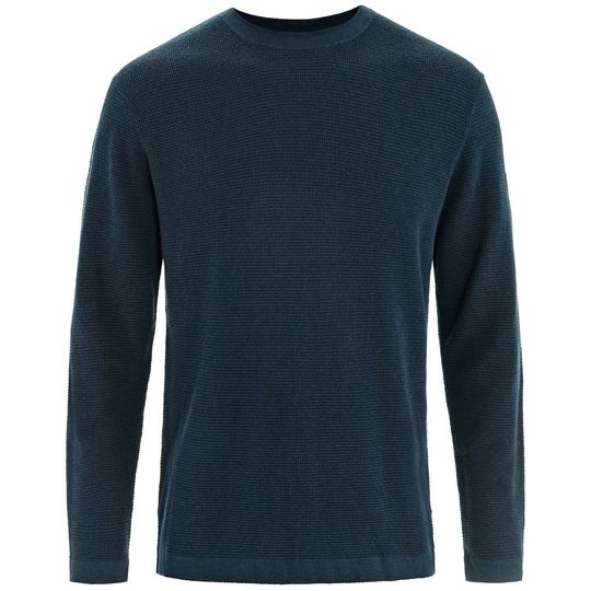 Fjällräven Övik Lite Knit Sweater M, Barva DARK NAVY, Velikost XL