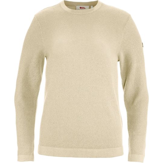 Fjällräven Övik Lite Knit Sweater W, Barva LIGHT BEIGE, Velikost L