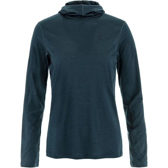Fjällräven Abisko Wool Hoodie W, Barva DARK NAVY, Velikost M