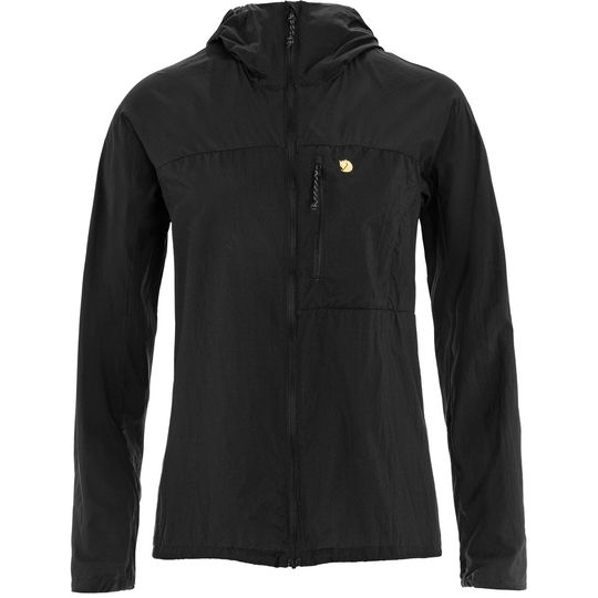 Fjällräven Bergtagen Windshell Jacket W, Barva BLACK, Velikost XS