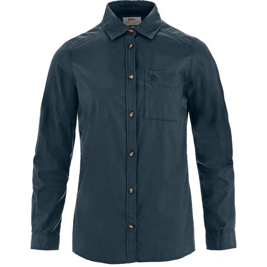 Fjällräven Övik Lite Flannel Shirt W, Barva NAVY, Velikost L