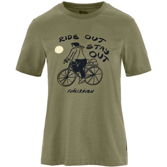 Fjällräven Hoja Iväg T-shirt W, Barva GREEN, Velikost XXS