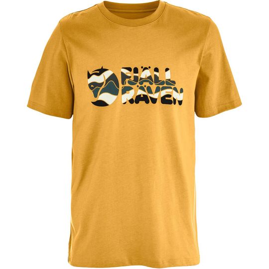 Fjällräven Multicolor Logo T-shirt M, Barva OCHRE, Velikost XL