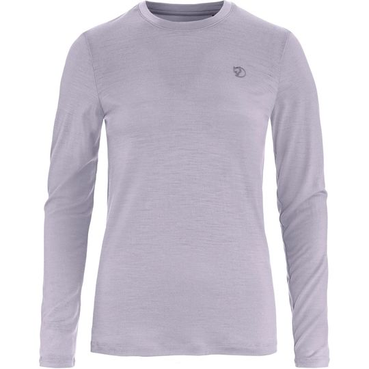 Fjällräven Abisko Wool LS W, Velikost XS, Barva LAVENDER MIST