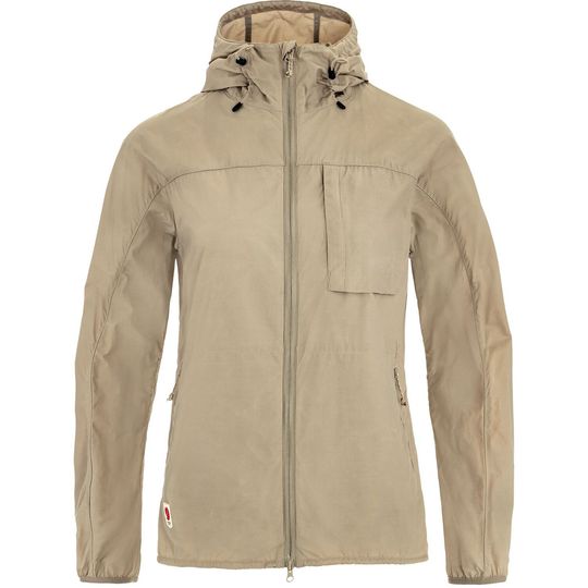 Fjällräven High Coast Wind Jacket W, Velikost M, Barva FOSSIL