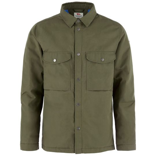 Fjällräven Övik Down Shirt Jacket M, Barva LAUREL GREEN, Velikost XL