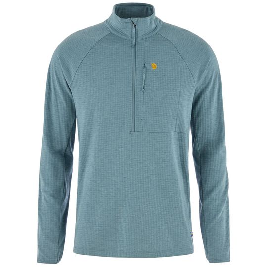 Fjällräven Bergtagen Midlayer Half Zip M, Velikost L, Barva NIMBUS BLUE