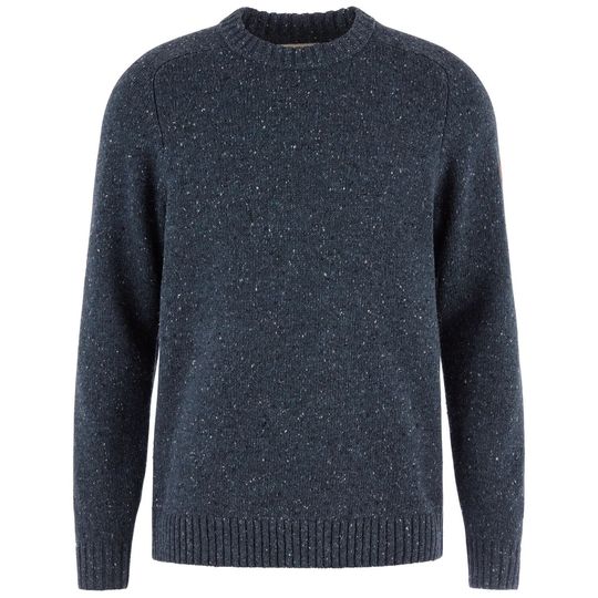 Fjällräven Övik Neps Knit Sweater M, Barva DARK NAVY, Velikost M