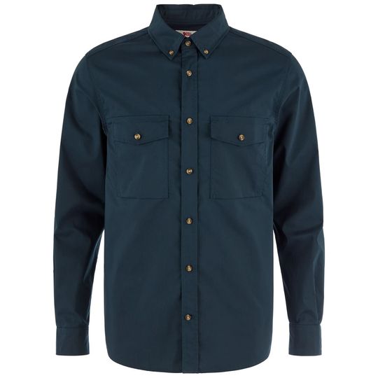 Fjällräven Övik G-1000 Shirt LS M, Barva DARK NAVY, Velikost L