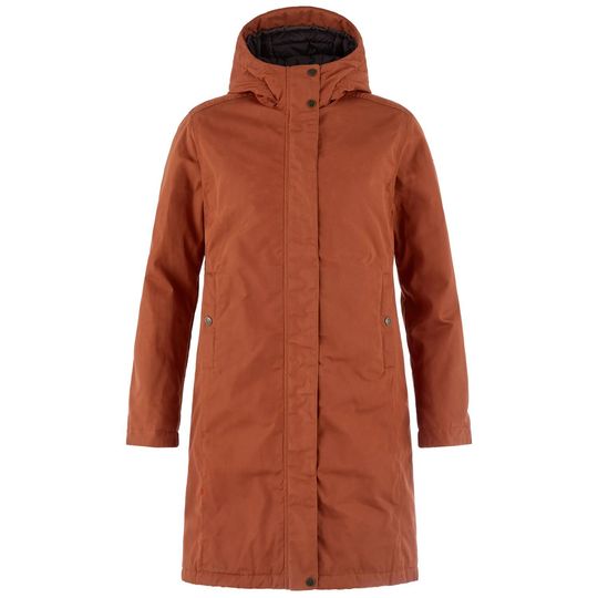 Fjällräven Kiruna Hydratic Padded Parka W, Barva AUTUMN LEAF, Velikost S
