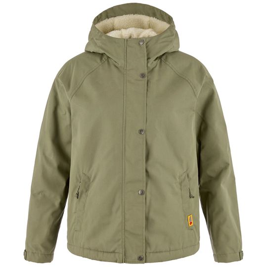 Fjällräven Vardag G-1000 Pile Jacket W, Barva GREEN, Velikost XL