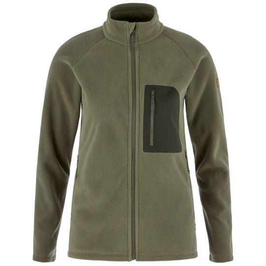 Fjällräven Kaipak Fleece W, Barva LAUREL GREEN-DEEP FOREST, Velikost L