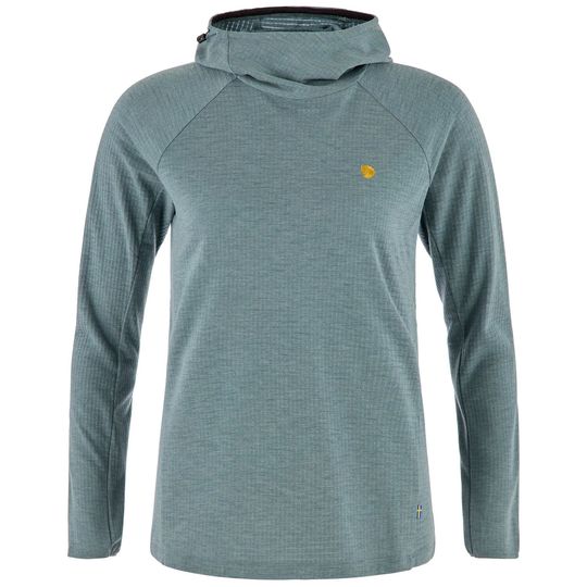Fjällräven Bergtagen Midlayer Hoodie W, Velikost L, Barva NIMBUS BLUE
