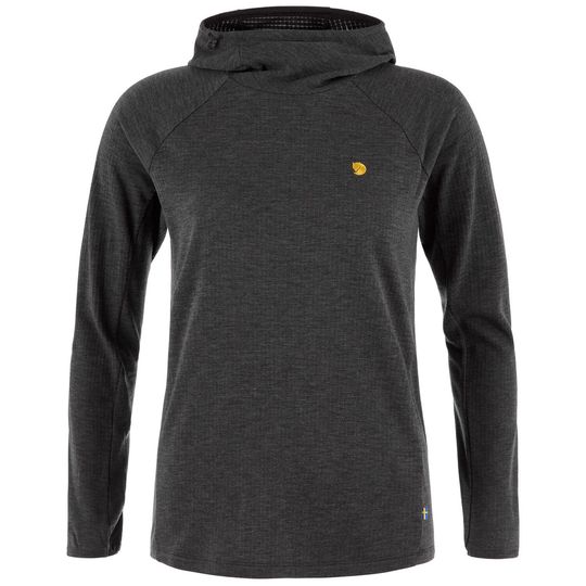 Fjällräven Bergtagen Midlayer Hoodie W, Barva BLACK, Velikost S