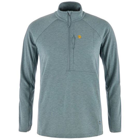 Fjällräven Bergtagen Midlayer Half Zip W, Velikost S, Barva NIMBUS BLUE