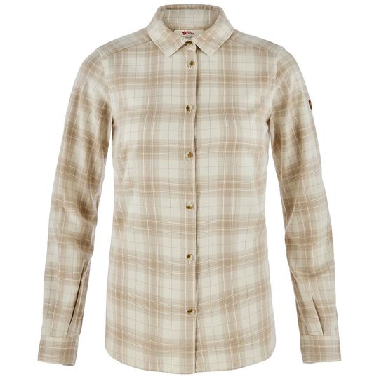 Fjällräven Övik Classic Flannel Shirt W, Velikost XS, Barva CHALK WHITE-FOSSIL