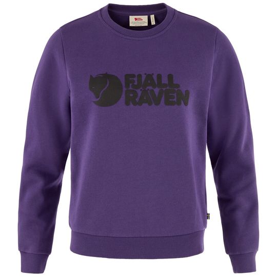 Fjällräven Fjällräven Logo Sweater W, Velikost XS, Barva DARK VIOLET