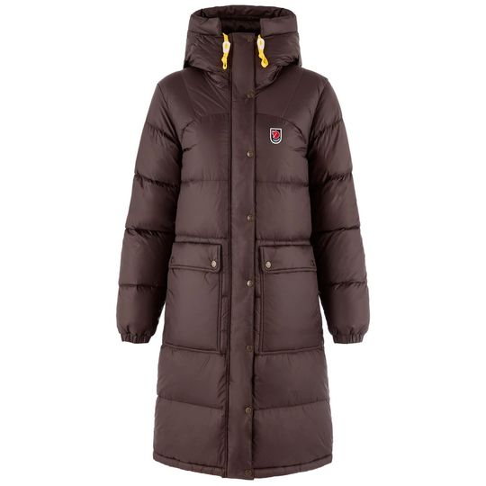 Fjällräven Expedition Long Down Parka W, Velikost S, Barva BLACK OAK