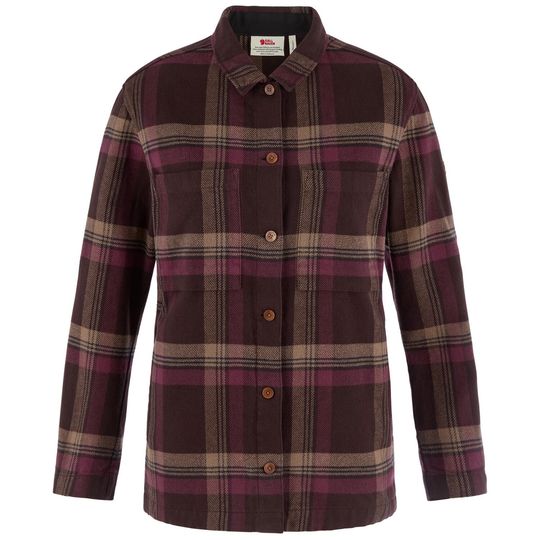 Fjällräven Singi Flannel Overshirt W, Velikost M, Barva BLACK OAK-PORT