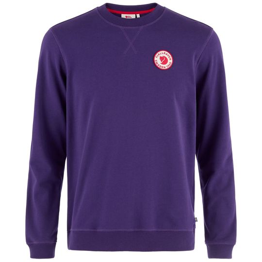 Fjällräven 1960 Logo Badge Sweater M, Velikost L, Barva DARK VIOLET