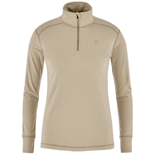 Fjällräven Skare Half Zip W, Velikost S, Barva FOSSIL