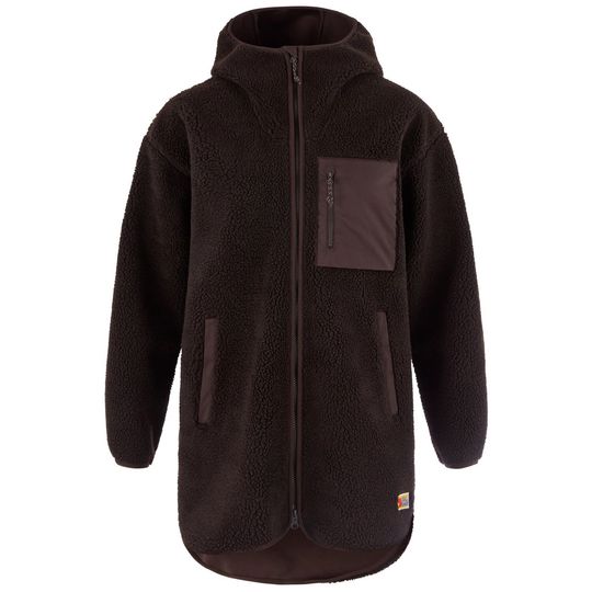 Fjällräven Vardag Pile Fleece Long W, Velikost XXS, Barva BLACK OAK