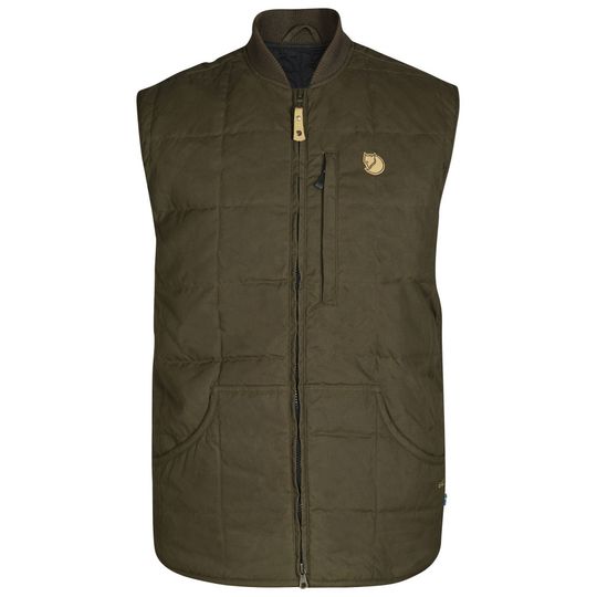 Fjällräven Grimsey Vest M, Barva DARK OLIVE, Velikost XXL