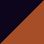 DARK NAVY-TERRACOTTA BROWN