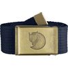 Canvas Brass Belt 4 cm.