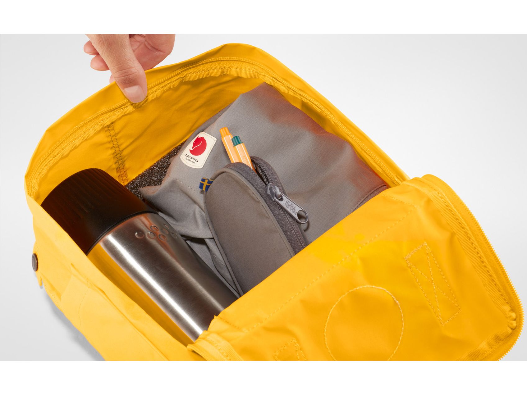 Rugzak Fjällräven Re-Kånken Mini Black