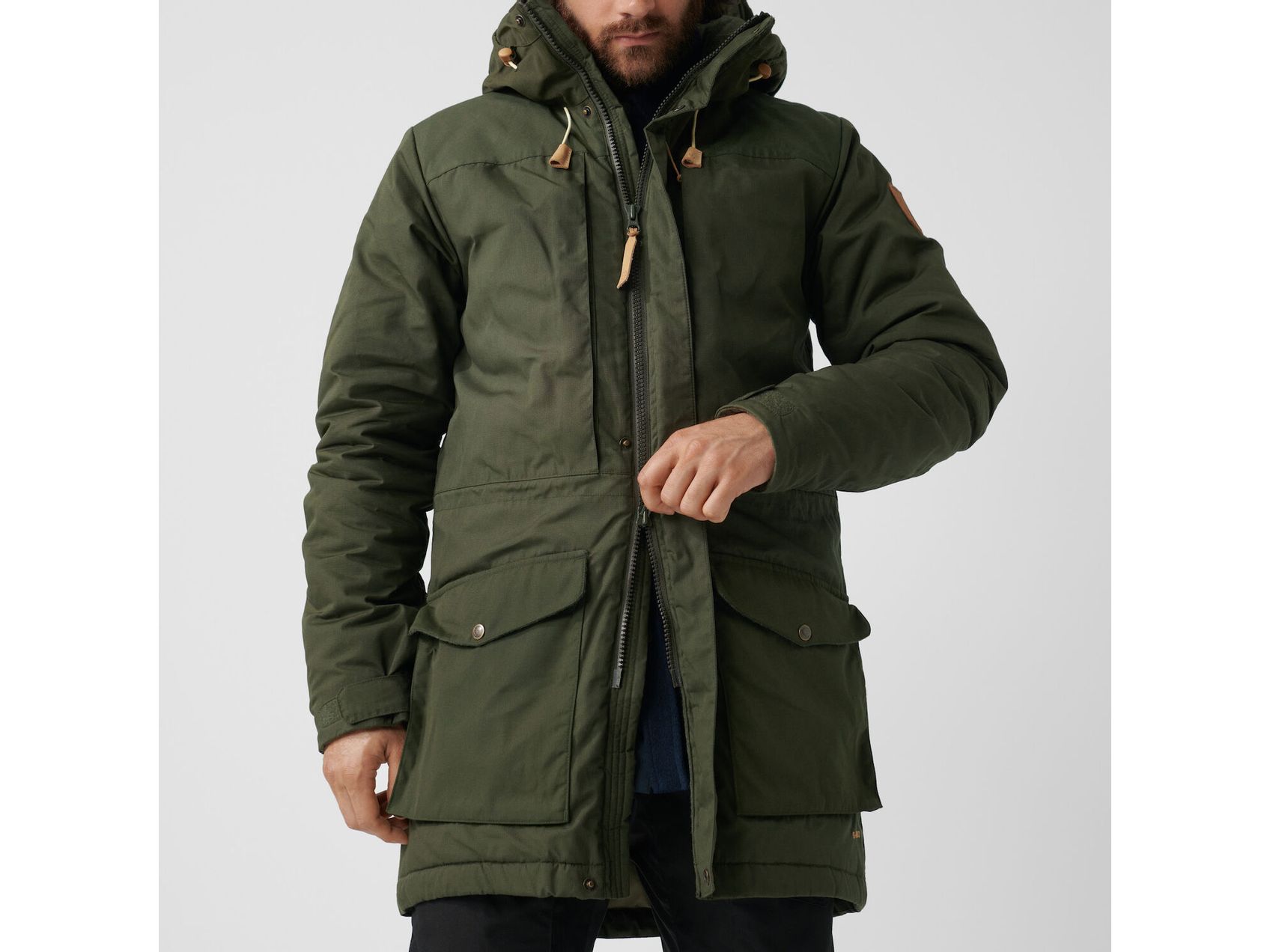 fjällräven singi wool padded parka